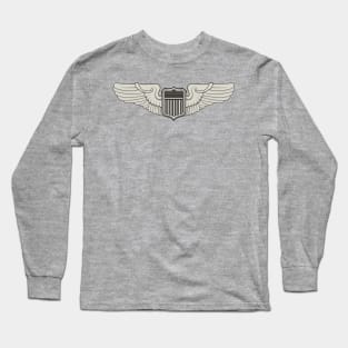 Air Force Pilot Wings Long Sleeve T-Shirt